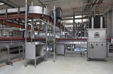 clean production environment with baler for food manufacturing