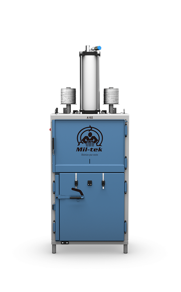 A102-2026-forth-generation-pneumatic-compactor-front-view