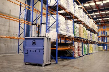 baler at the end of aisle